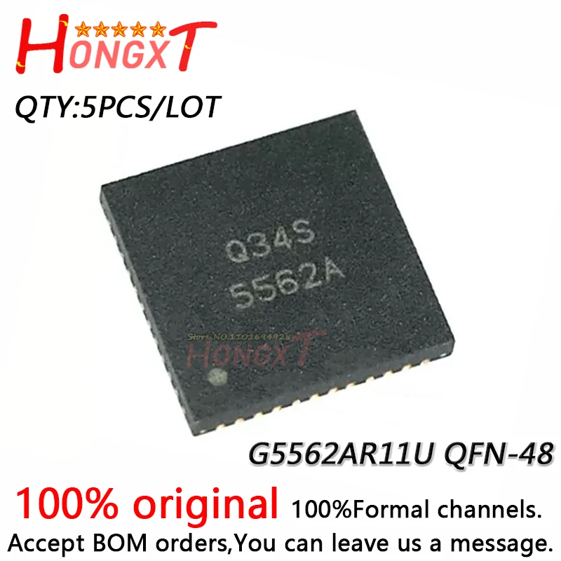 5PCS 100% NEW G5562AR11U QFN-48.