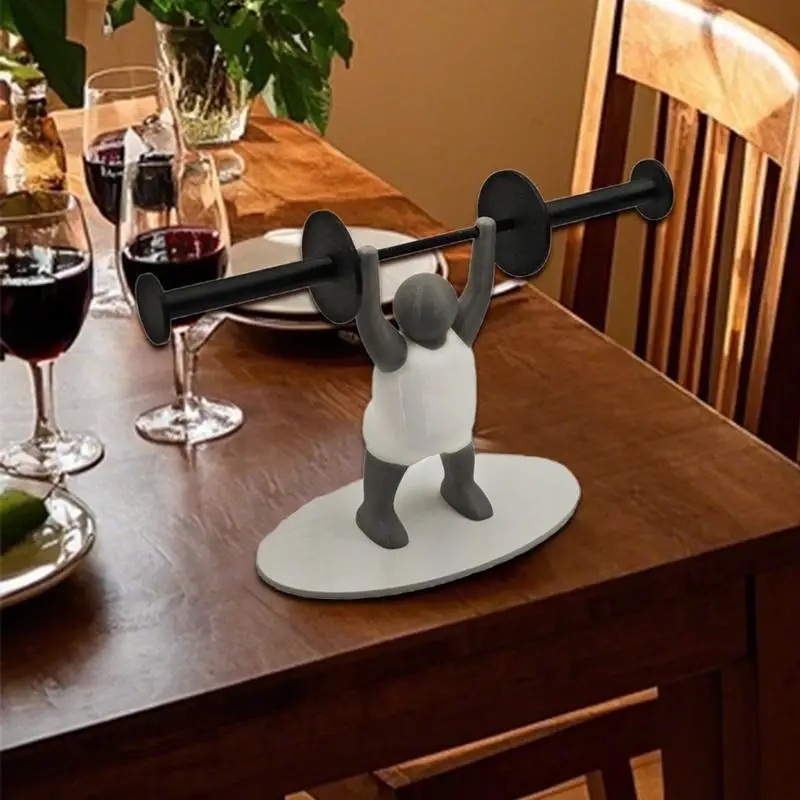 

Funny Weightlifter Toilet Paper Holder Tissue Roll Hanger Tissue Towel Roll Dispenser storage Rack Bathroom Kitchen Accessories