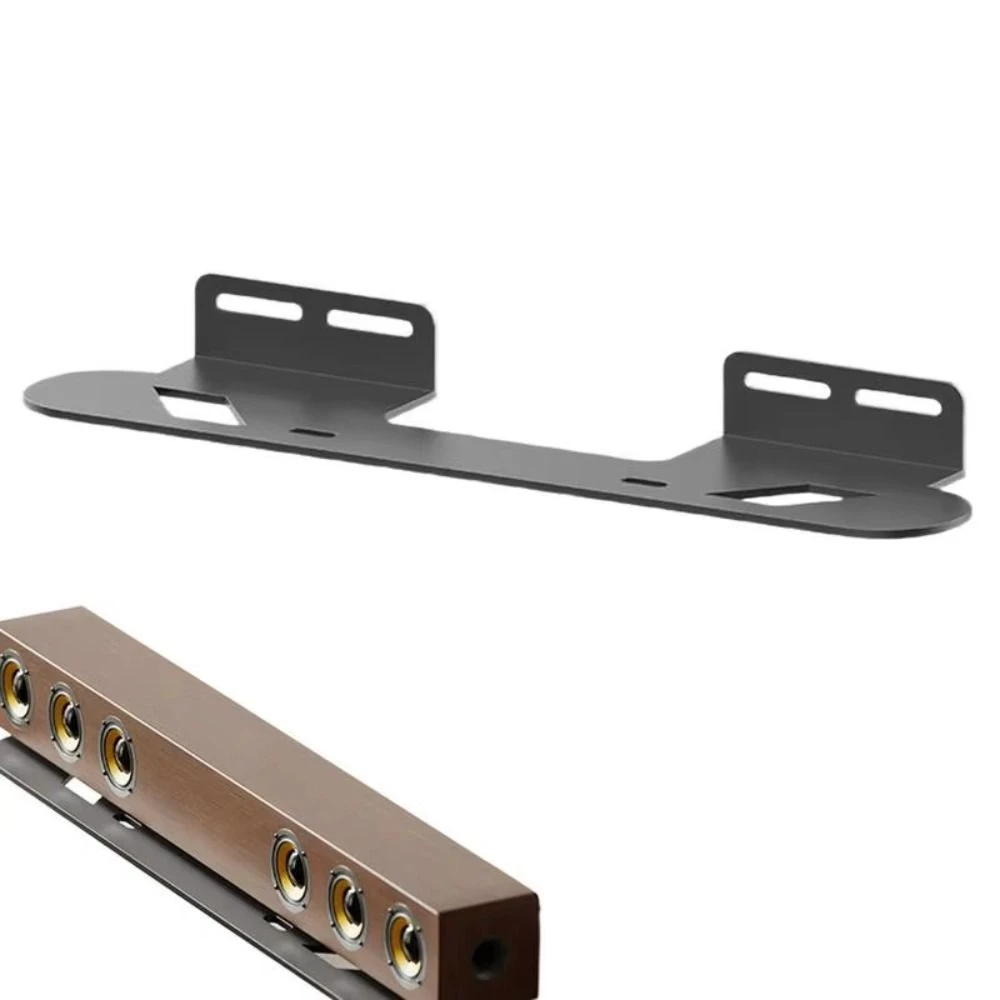 

Space Saving Wall Mount Bracket Carbon Steel Thickened Storage Rack Load-bearing Stable Soundbar Wall Mount Under TV Sound