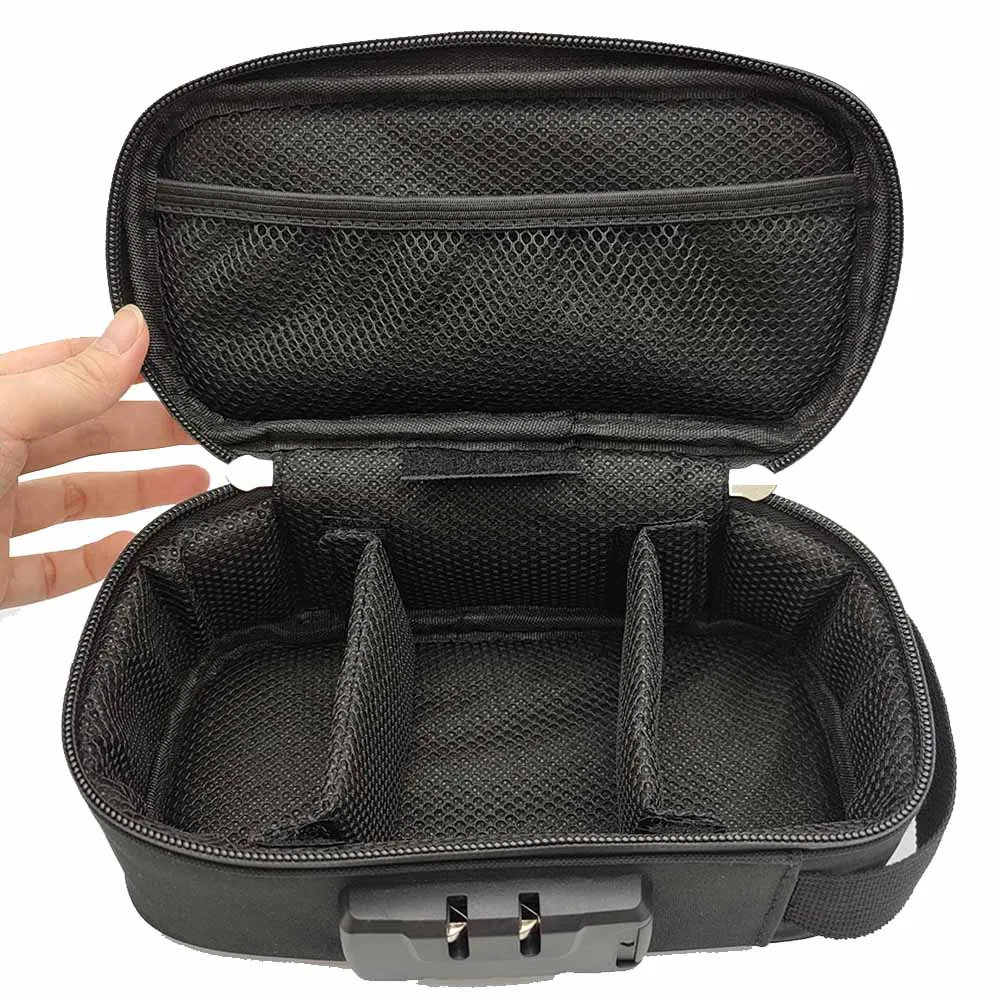 1pcs Smell Proof Bag With Lock Grinder Pop Top Tube Storage Bags Smoking Accessories Tobacco Carbon Large-capacity Pounch