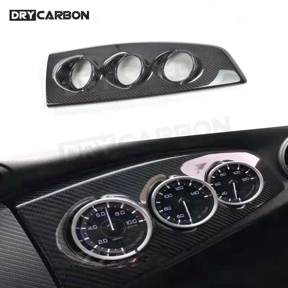 Carbon Fiber Dash Mount Gauge Pod Body Kit Tuning Accessories for Toyota BRZ FT86 GT86 FRS LHD Racing Car Interior Trim Bodykits