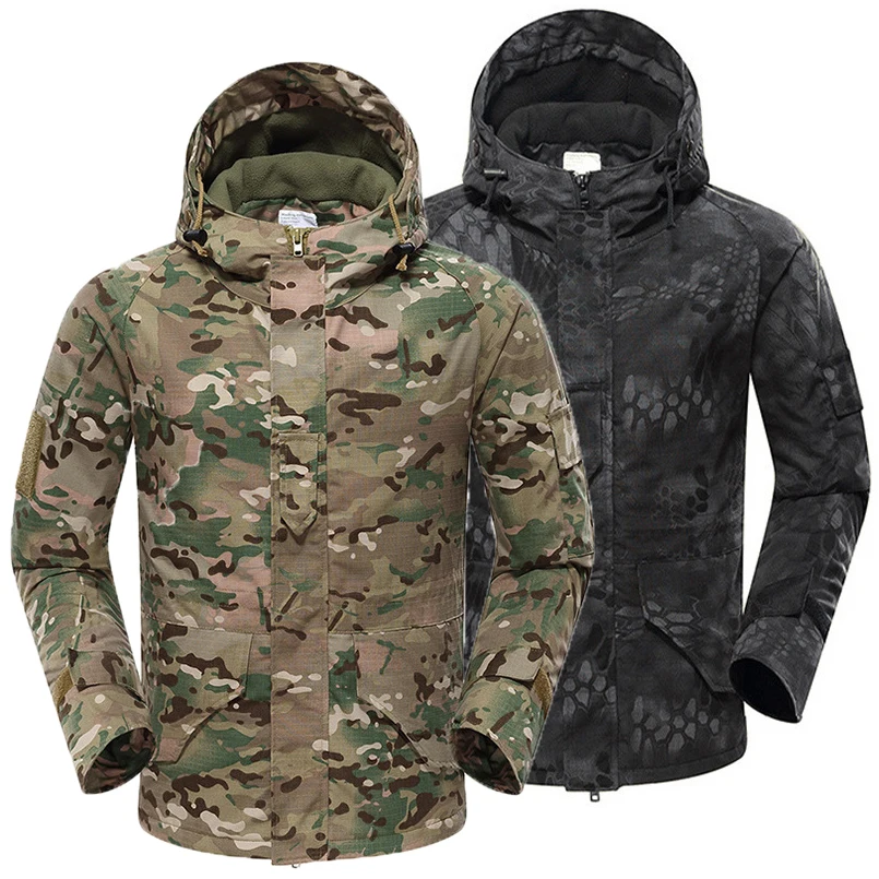 

Men's Fleece Jackets Heating Clothing for Fishing Winter Warm Work Coat Field Tactical Windbreaker Thermal Parkas