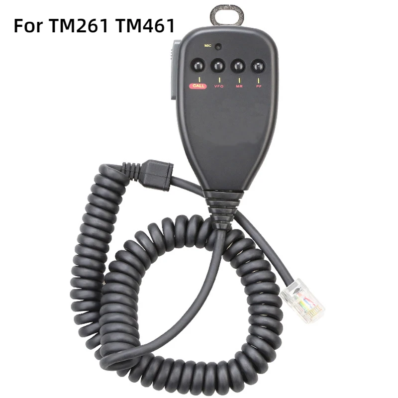 8 Core Mic Handheld Speaker Two-way Radio Microphone For Kenwood Radio TM-261 TM-271 TM-461 TM-471 TM-241A