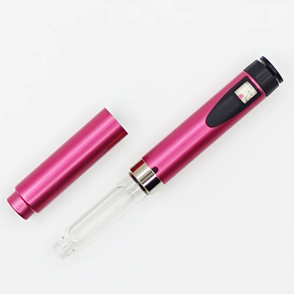 Herbruikbare metalen injectiepen 3 ml cartridgepennen Herbruikbare metalen V2 injectiepen Verschillende kleuren in de aanbieding