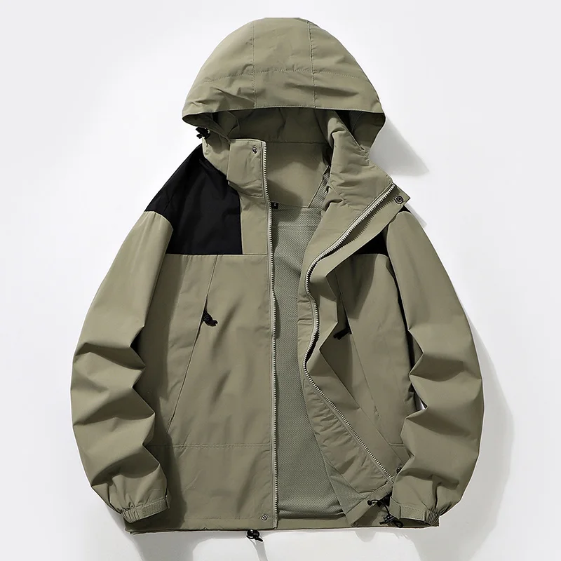 

Новая мужская куртка, одинаковый стиль для пары, модный бренд, повседневная свободная удобная модная уличная рабочая одежда с капюшоном, мужской топ