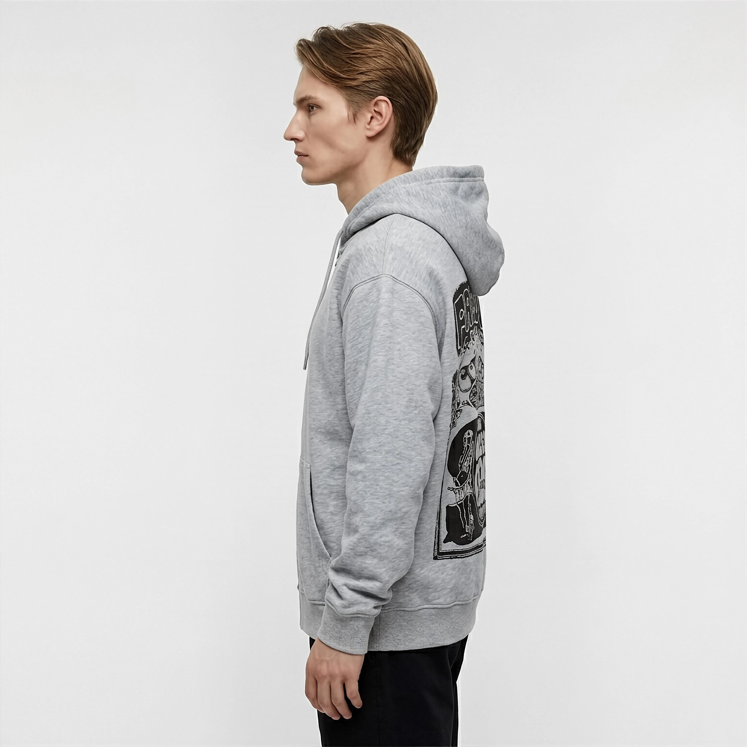 Simon Henriksson Cry of Fear Hoodie | Survival-Horror-Cosplay-Sweatshirt | Unisex Grauer Zip-Up Gamer Merch – Detail 4