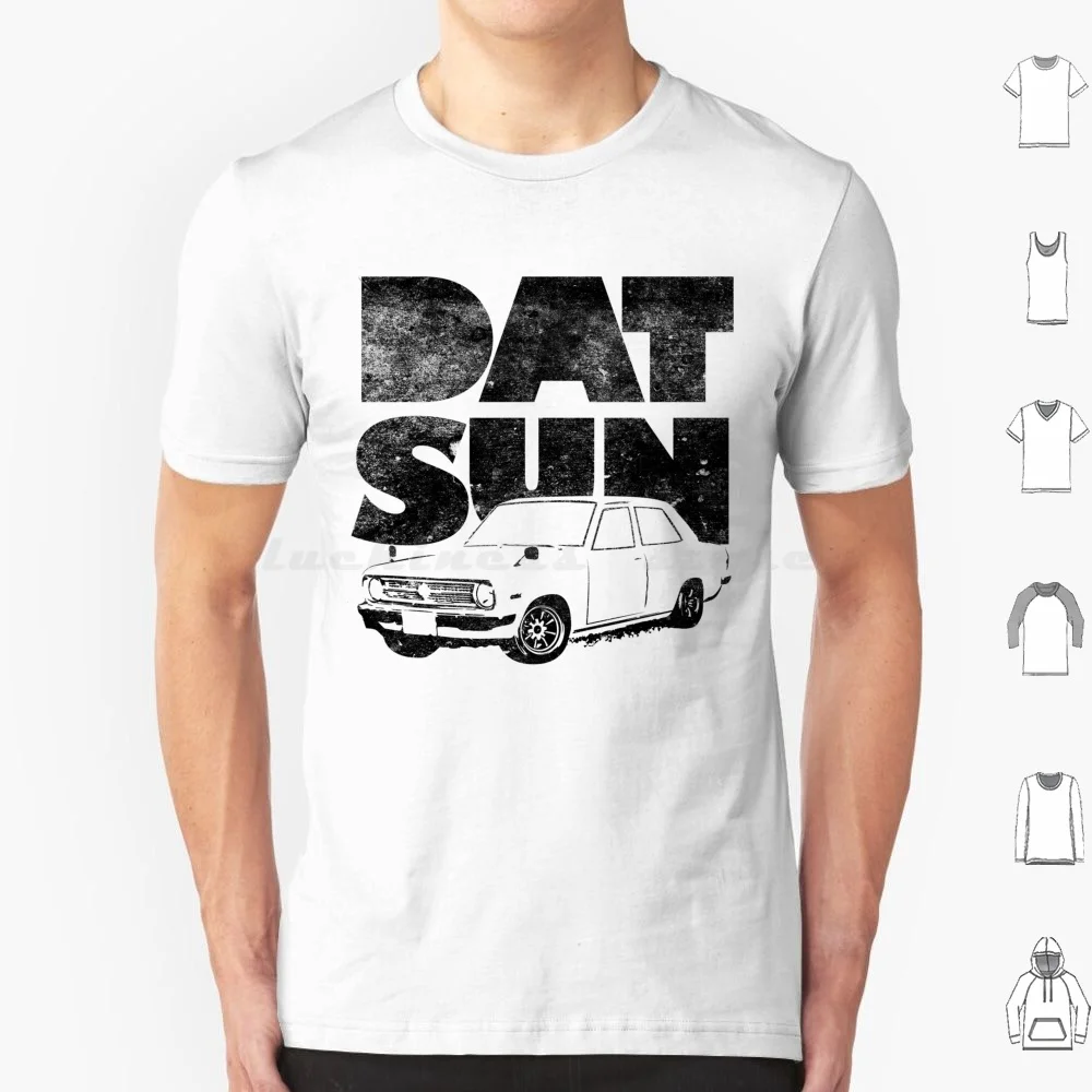 Datsun 1200 Fatty T Shirt Big Size 100% Cotton Datsun Car Motor Emblem 1200 Sunny 510 610 240Z Skyline