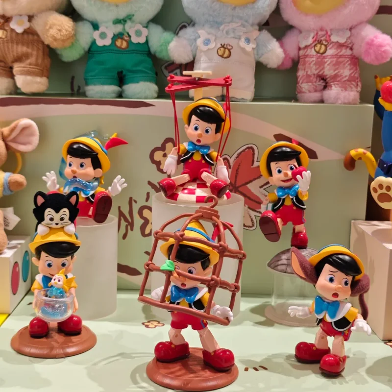 

Cartoon Anime Characters Pinocchio Growth Diary Series Cute Collectible Figure Desktop Ornament Birthday Toy Gift For Anime Fans