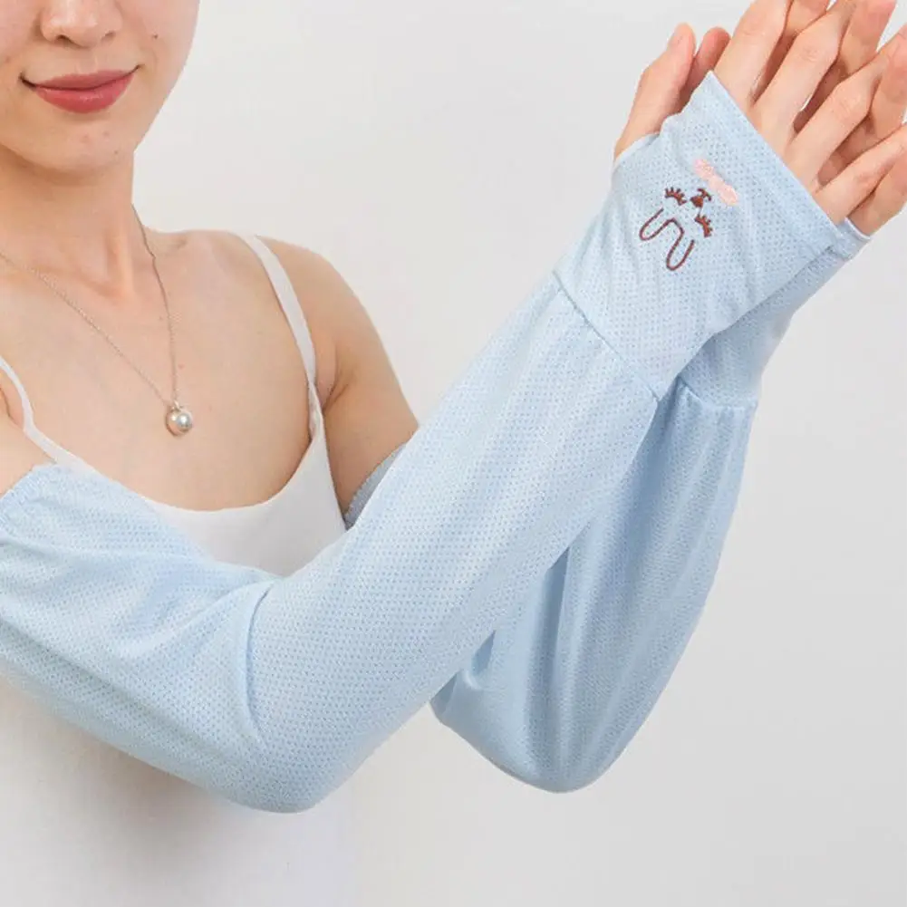 Gants sans doigts de cyclisme pour hommes et femmes, manchons de bras solaires, couvre-bras élastiques, Cool Muff, conduite, anti-coup de soleil,