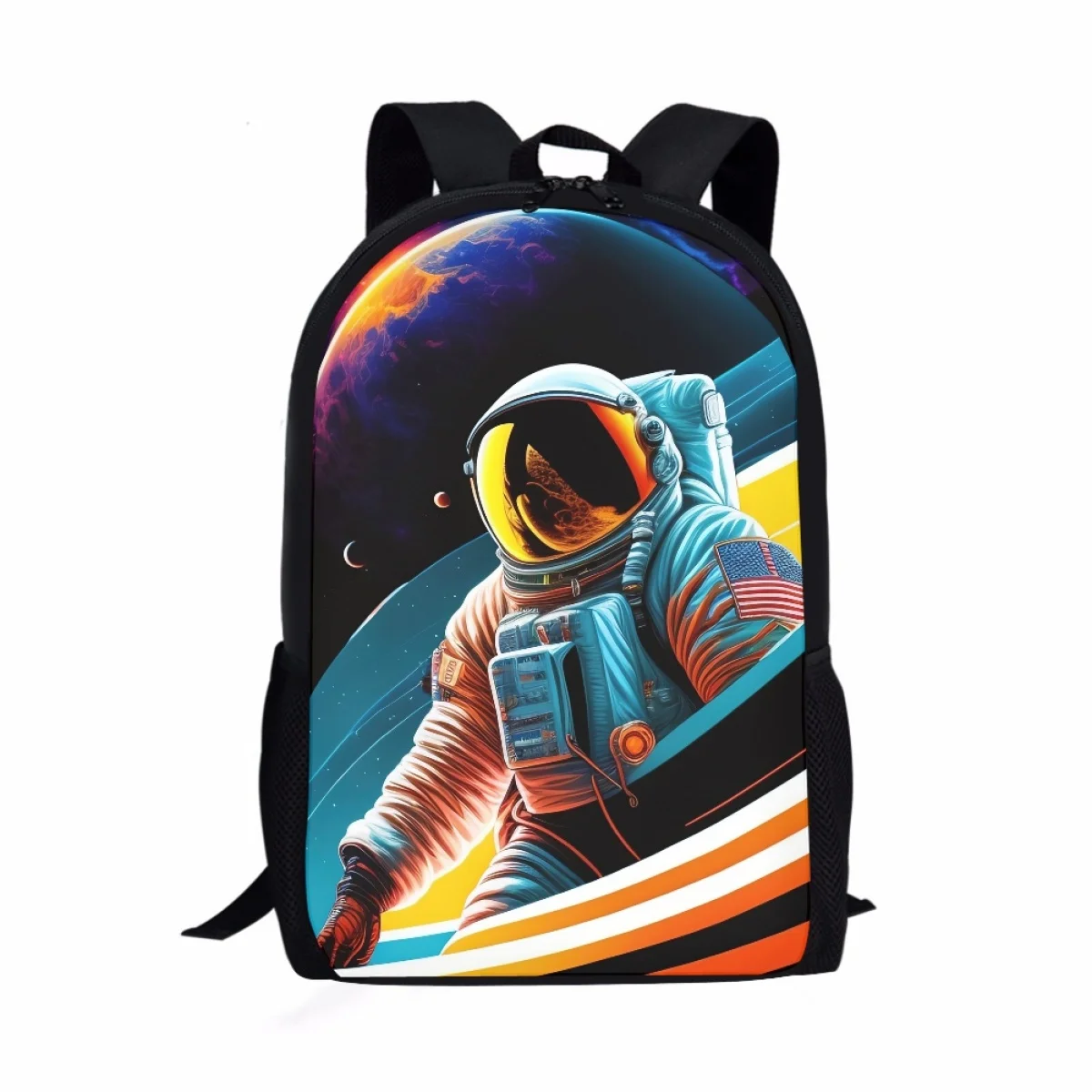 

Fashion Trendy Cool Astronaut 3D Print School Bags For Boy Girl Classic Cartoon Bag High Capacity Teen School Student Backpack