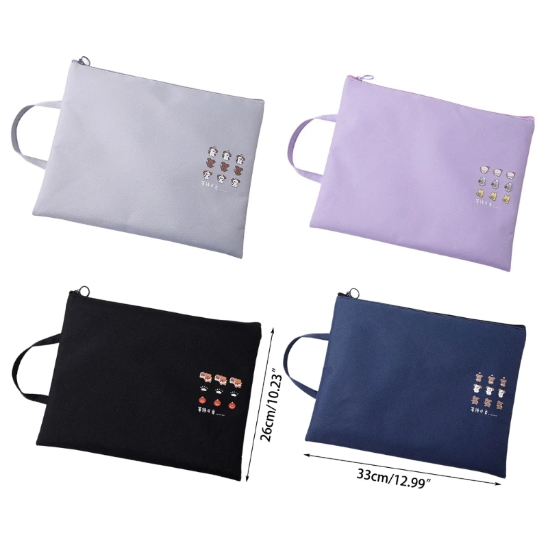 Borse per documenti borsa per documenti A4-Size cartella per File di grande capacità materiale scolastico per ufficio