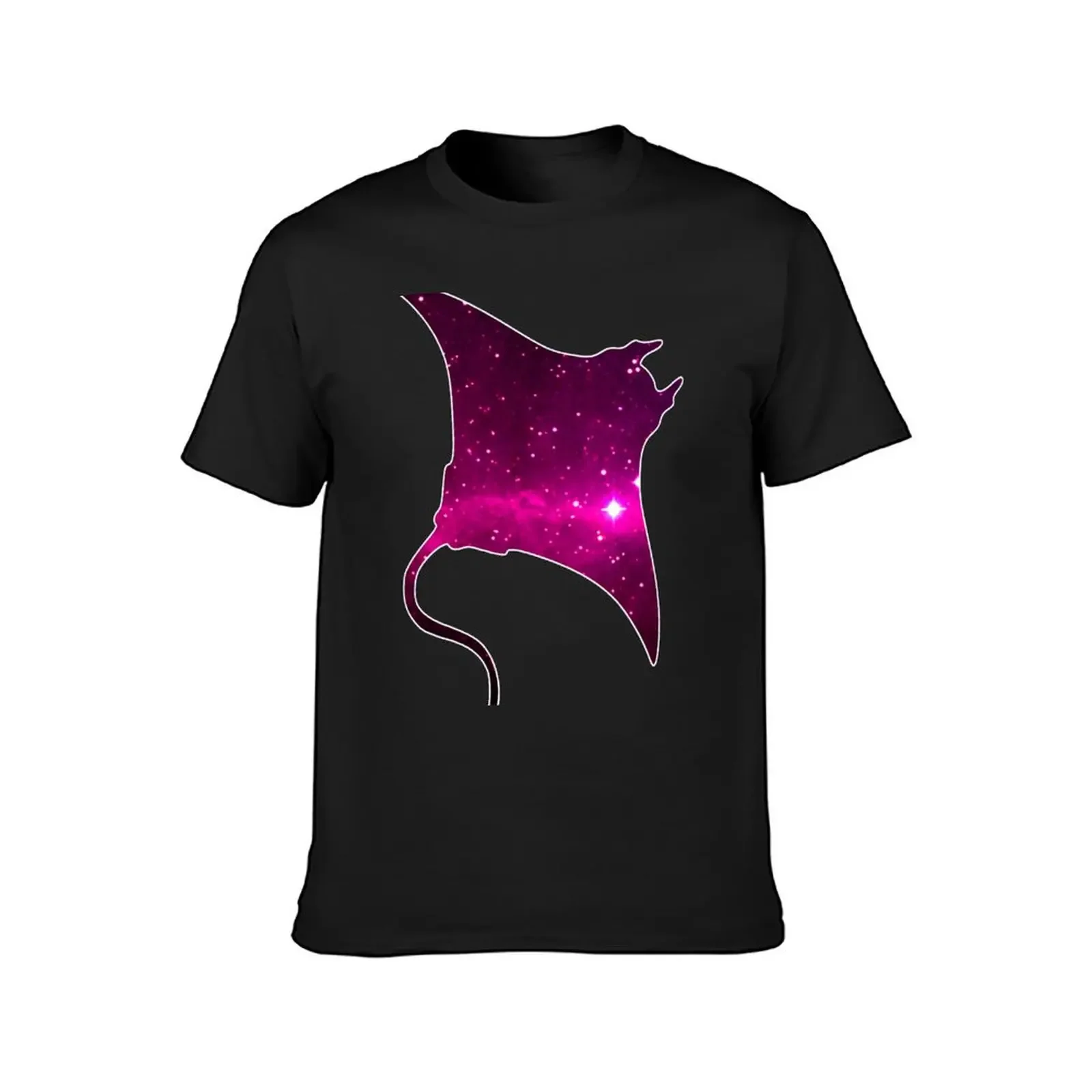 Space Manta Ray 2 T-shirt for a boy Short sleeve tee mens graphic t-shirts big and tall image 2