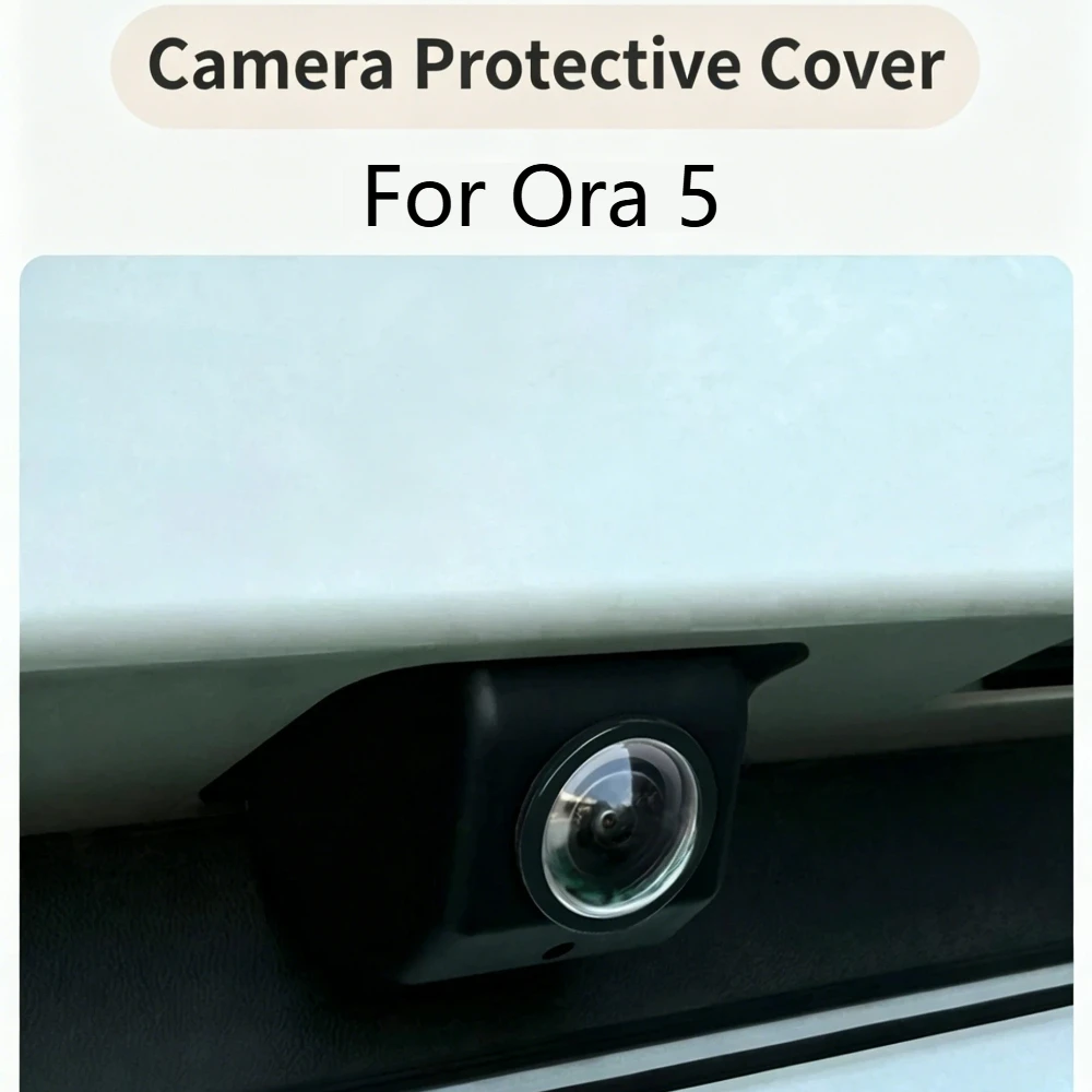 Car Accessories 2Pcs for Ora 5 2026 Model Rear Camera Protective Case Sticker Set Waterproof Stone-Resistant Protective Case