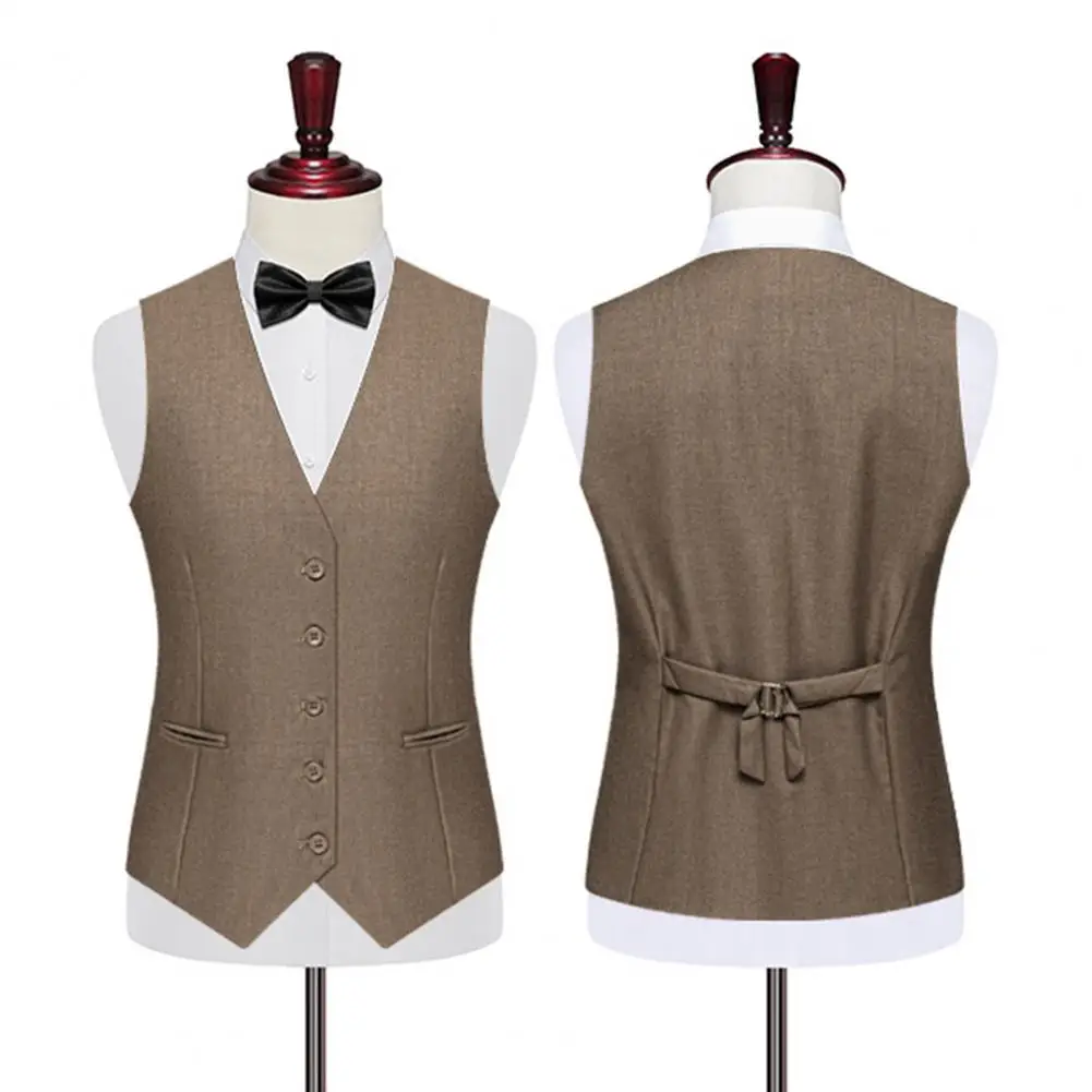 

Royal Blue Vest Waistcoat Men 2025 New Slim Fit V Neck Dress Vests Mens Formal Business Wedding Tuxedo Chaleco Hombre