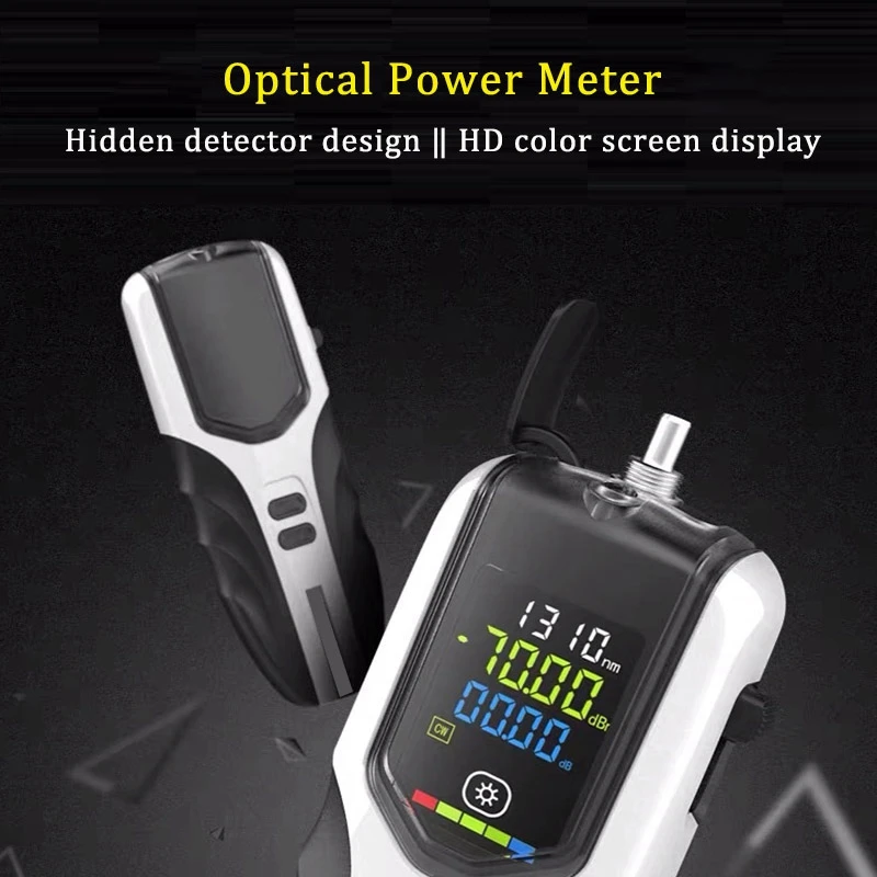 High Precision Rechargeable Battery Optical Power Meter G7 Color LCD Screen Fiber Optic Power Meter With Flash Light