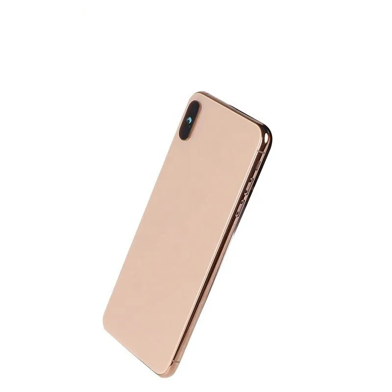 Rear Back Housing cover For iPhone Xs XS xs Battery Cover Rear Door with Chassis Frame + SIM Tray + Side Key Parts