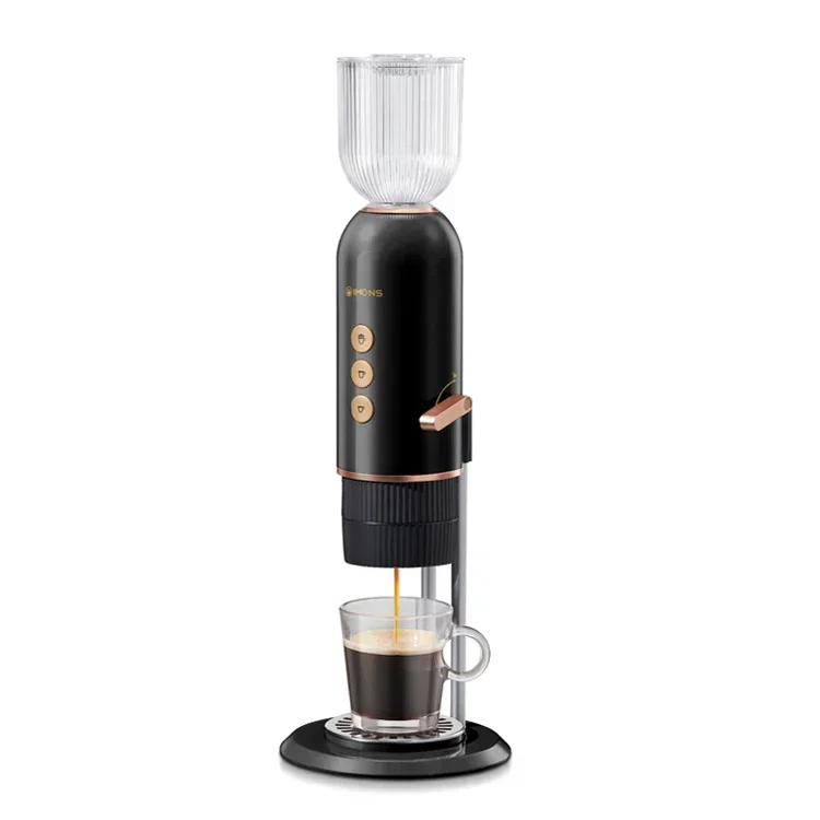 Mini machine à expresso polyvalente de 19 bars : fonction 4 po - 1 pour Nespresso, Dolce Gusto, café moulu et brassage de thé