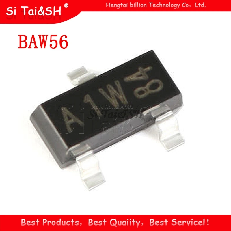 100pcs BAW56 SOT-23 A1 A1t SOT23 New Original