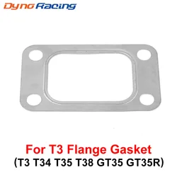 5PCS/LOT T3 T34 T35 T38 GT35 GT35R Turbo Turbine Inlet Manifold Gasket 304 Stainless Steel BX102318