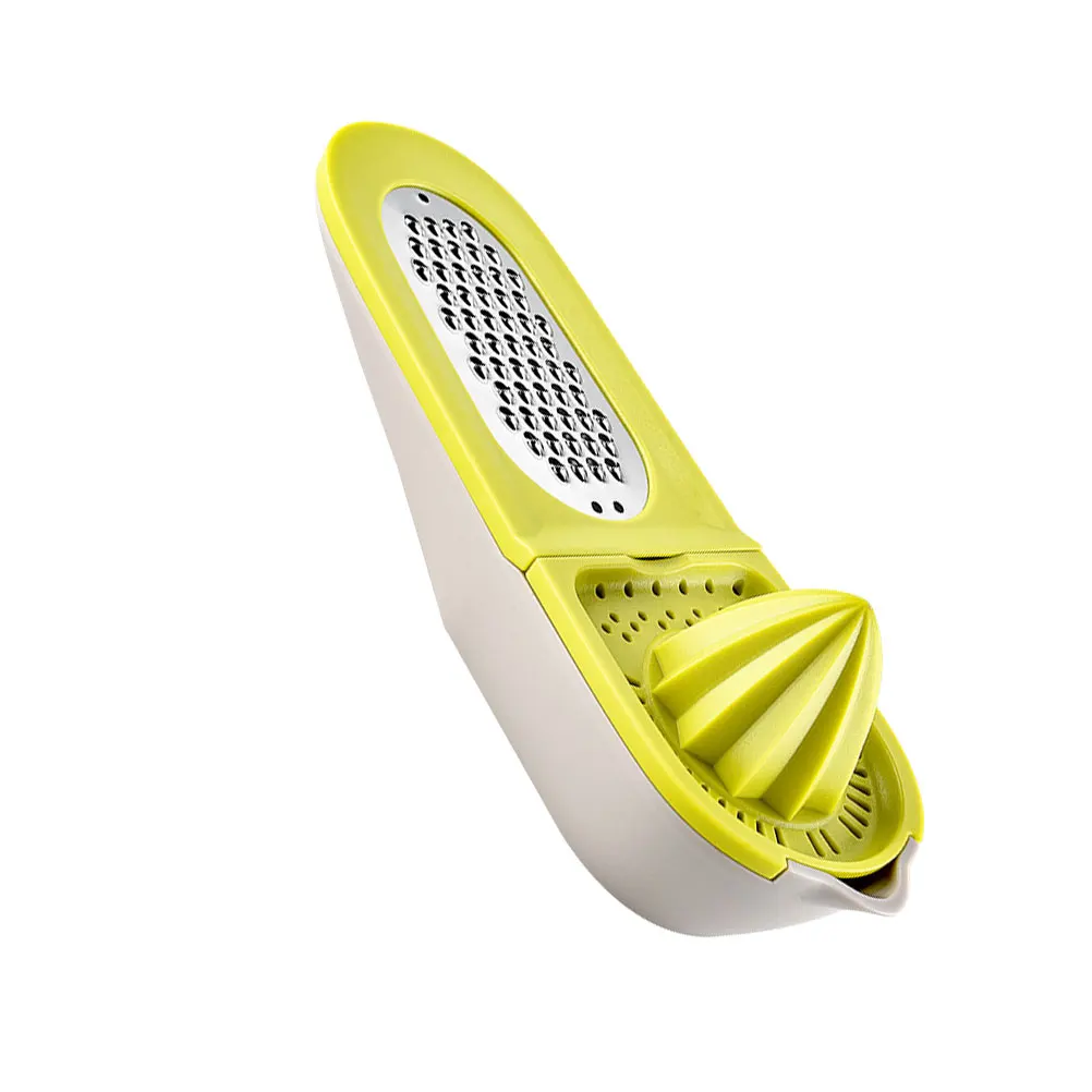 

1Set Multi-Function Lemon Juicer Plastic Manual Juicer for Citrus Fruits and Vegetables Kitchen Gadget Two-in-