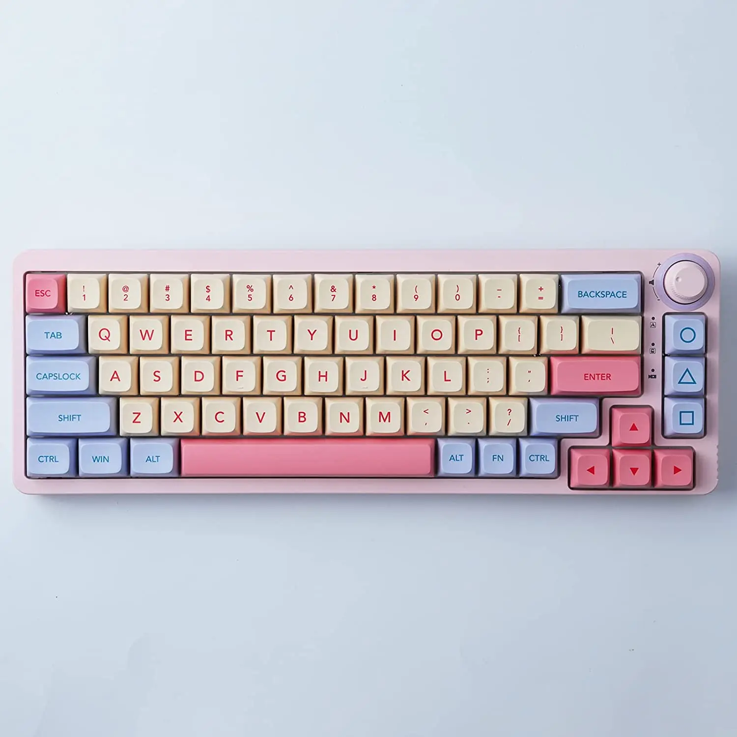 132 Keys/set Keycap Marshmallow Keycaps PBT Dye Sublimation XDA Profile For MX Switch Fit 61/64/68/87/96/104/108 Keyboard