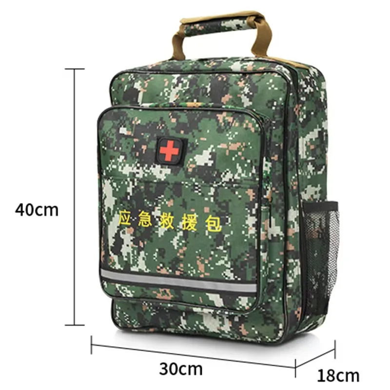 Shoulder rescue emergency kit human defense escape emergency kit Disaster relief camouflage emergency kit Empty bag