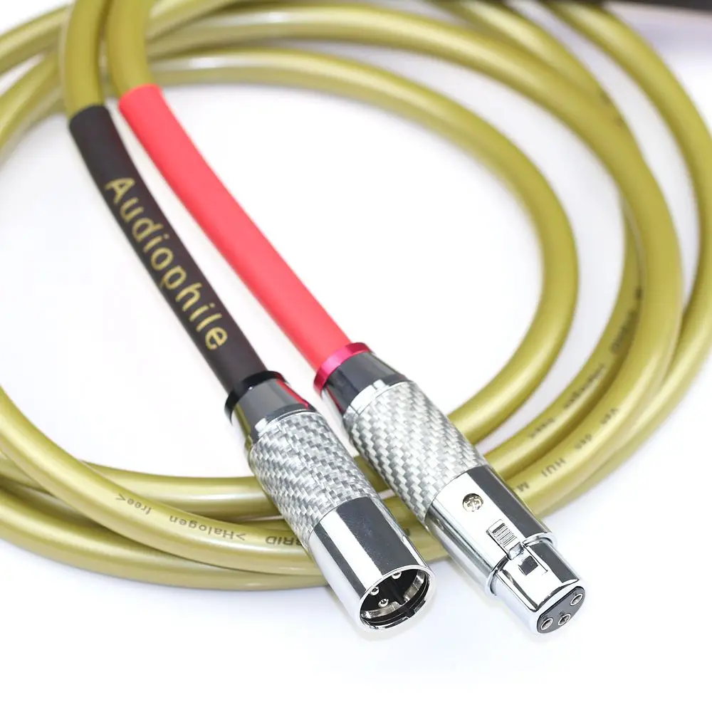 Netherlands VandenHul classic D102 MKIII OCC silvered XLR audio cable Carbon fiber cannon male female connection cable