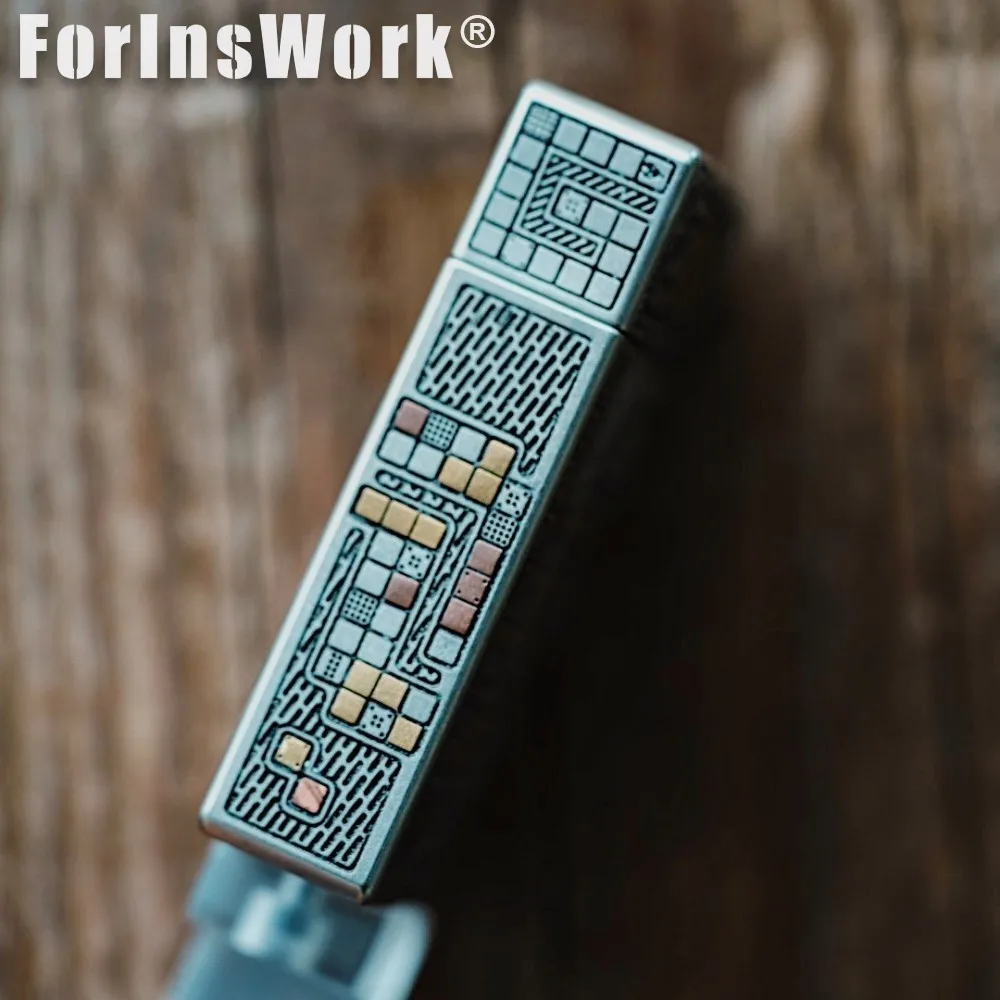 YOLO STUDIO 스네이크 NO FIRE 티타늄 각인 피젯 슬라이더 스트레스 완화 장난감 불안 해소 쿨 피젯 토이