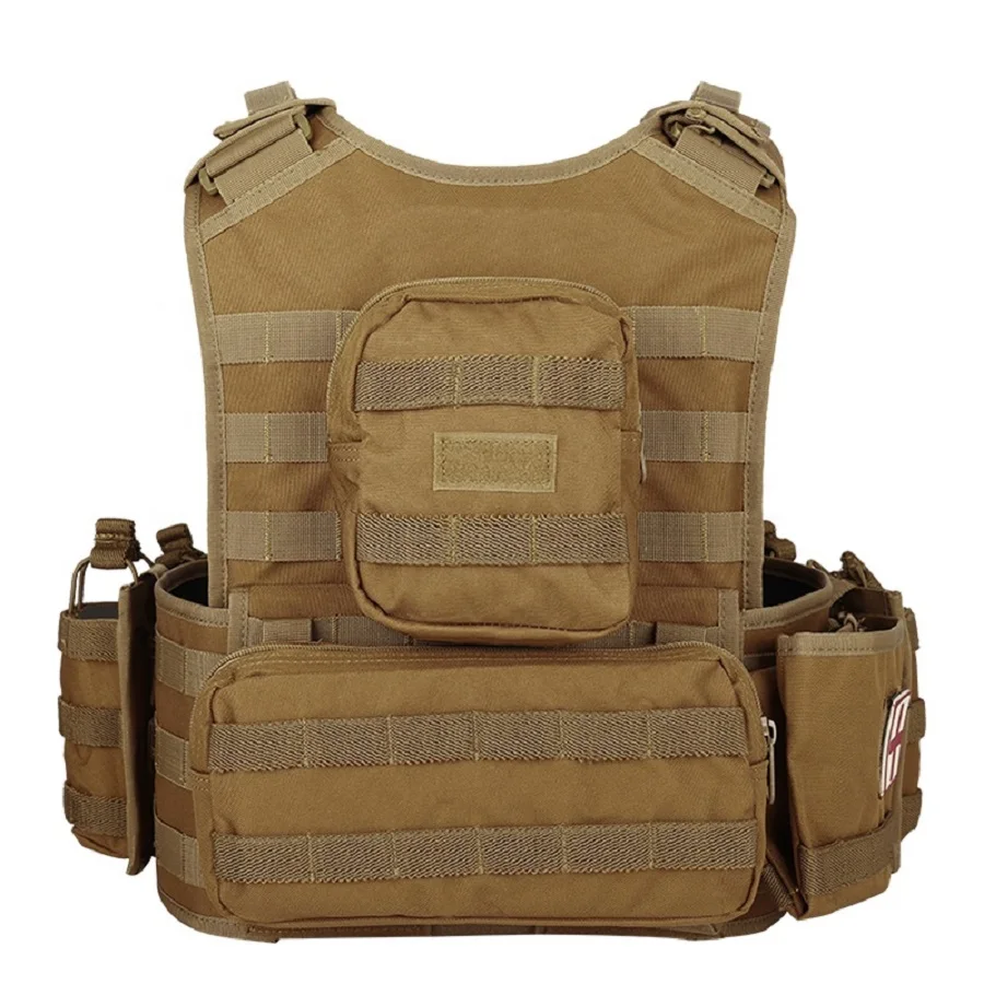 Imagem -03 - Leve Modular Tactical Plate Carrier Vest Nylon Molle Gear Chaleco Tactico Tático