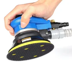 5 Inch Pneumatic Sander Multifunctional Professional Car Waxing Machine Disk Sandpaper Machines Portable Power Tool Accessories