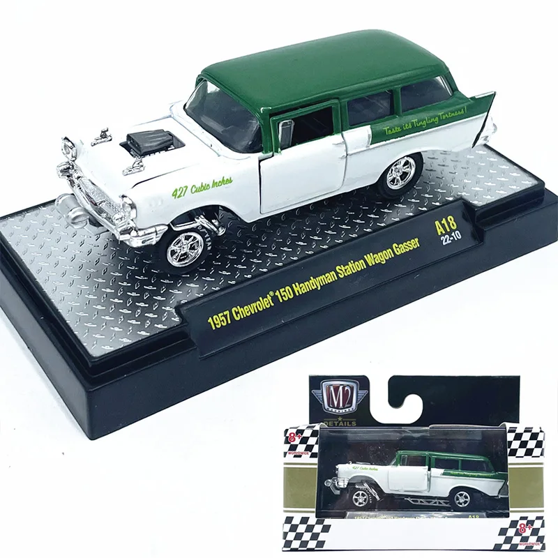 

1:64M2 Модель автомобиля 1957 150Handyman Имитация модели автомобиля из сплава Коллекционный орнамент Новый с упаковкой