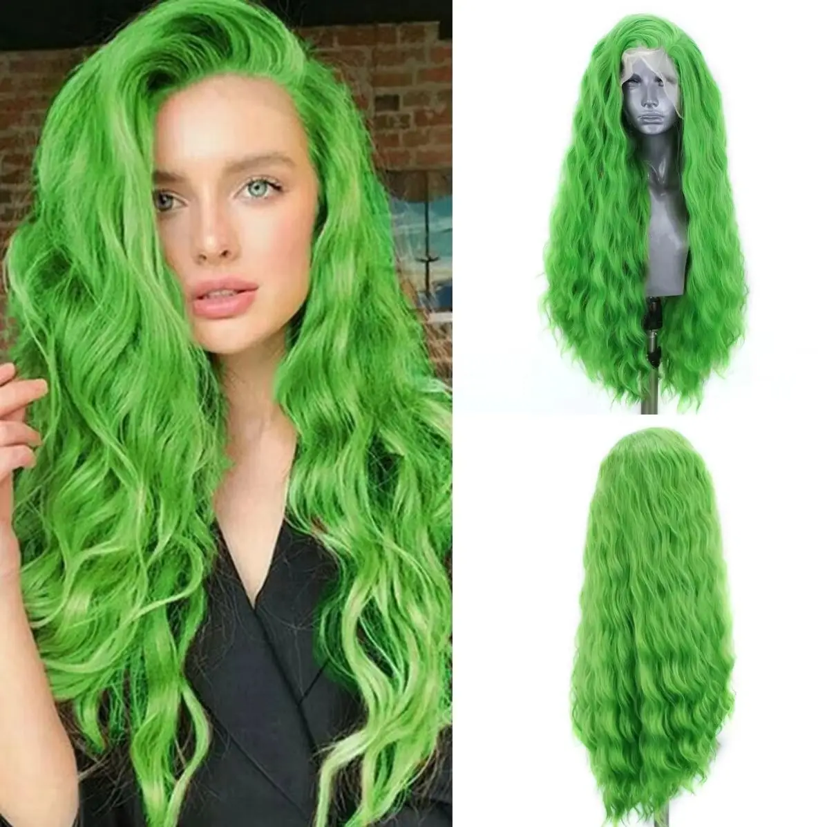 green-wig-13x4-hd-long-body-wave-lace-front-wigs-glueless-preplucked-loose-wave-synthetic-high-quality-cosplay-party-cheap-wigs