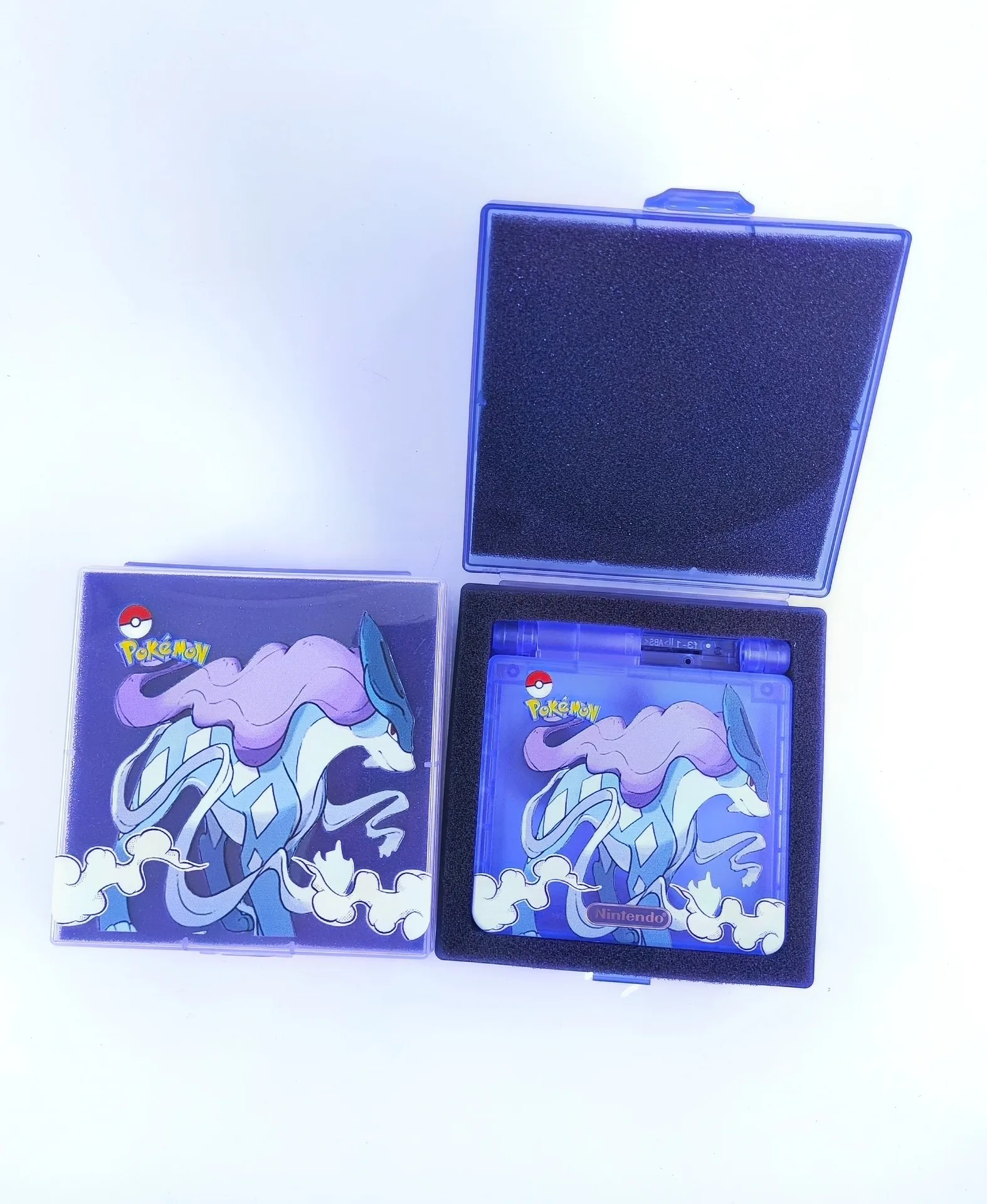 

Nintendo GBA SP packaging and shell set Gbasp Suicune limited edition case compatible with ipS screen