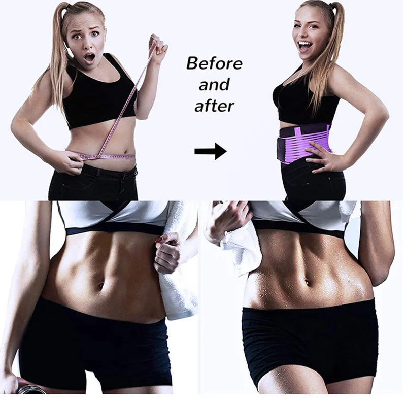 Women Waist Trainer Body Shaper  Slimming Sheath Woman Flat Belly Trimmer Corset Fitness Belt Cincher Workout