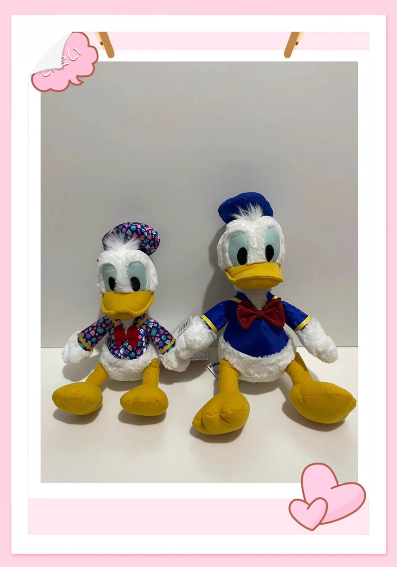 Adorabile cartone animato Donald Duck peluche, regalo di compleanno per bambini