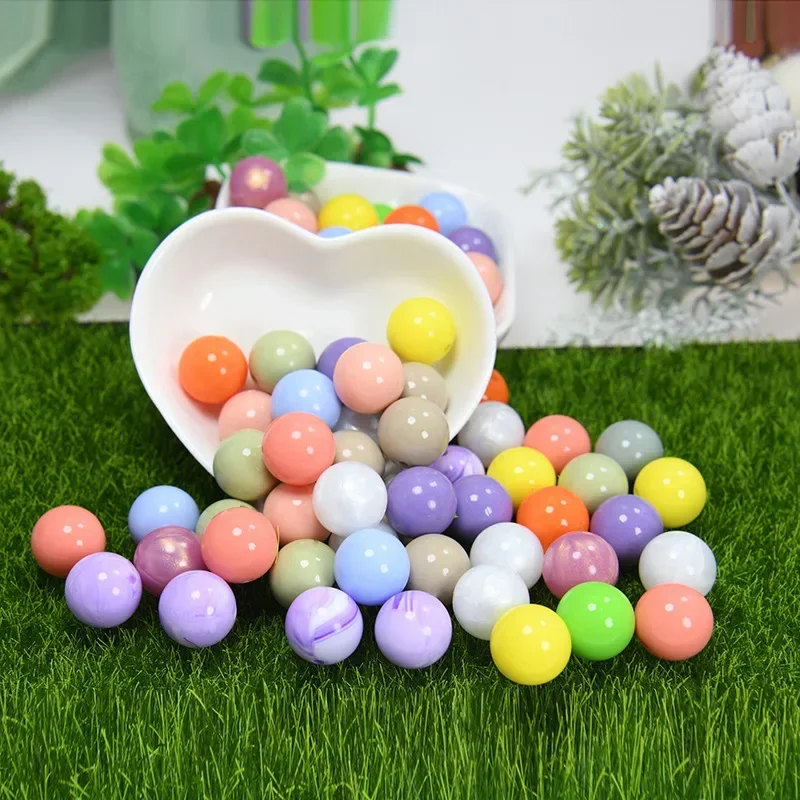 50Pcs Silicone Beads 15mm Round Silicone Teething Bead BPA Free DIY Pacifier Chain clips Jewelry necklace Making Accessorie