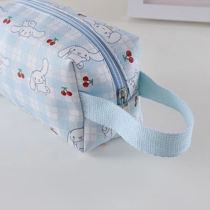 Astuccio per matite Sanrio Cartoon Cinnamoroll borsa per studenti borsa per cancelleria per scuola di grandi dimensioni borsa per bambini regalo di