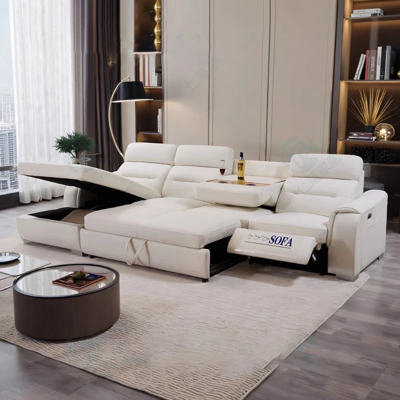 

Adults Super Cozy Sofa Electric Recliner Sectional Storage Convertible Couch Puffy Cushion Muebles Para Hogar Home Furniture