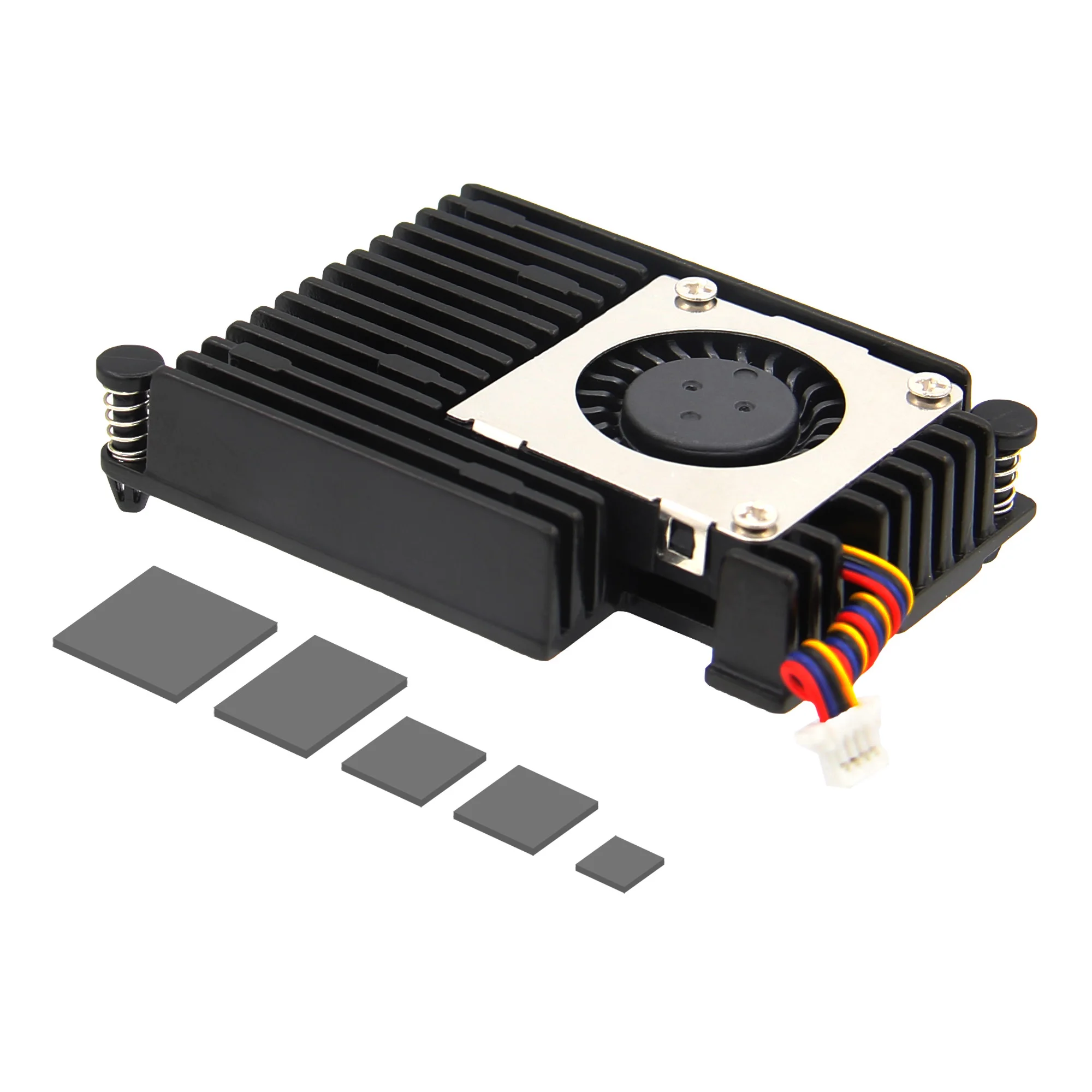 Geekbord Active Cooler para Raspberry Pi 5, disipador térmico Armor con ventilador de refrigeración (H505)