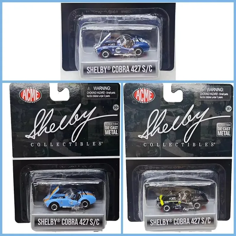 

ACME 1:64 Scale SHELBY COBRA 427 S/C Hidden version Alloy Car Model Classics Adult Souvenir Gift Static Display