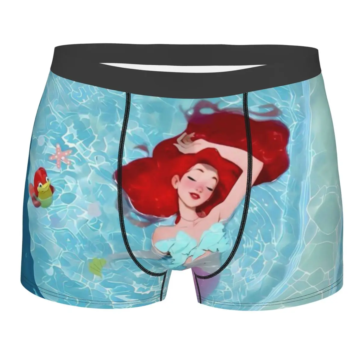 

Нижнее белье принцессы Kawaii по индивидуальному заказу, мужские шорты-боксеры с принтом из фильмов, трусы, дышащие трусы