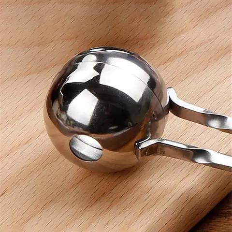 304 Stainless Steel Meatball Clip High Temperature Resistant Shrimp Sliding Mold Non-slip Fishballs Making Machine Kitchen Tools