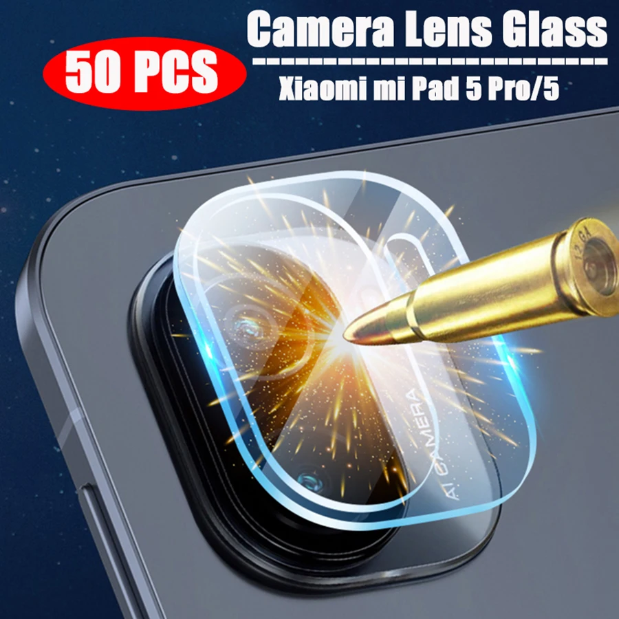 50PCS Camera Lens 9H Tempered Glass For Xiaomi mi Pad 5pro Screen Protector Camra Protection Film MI Pad 5 11 inch Accessories