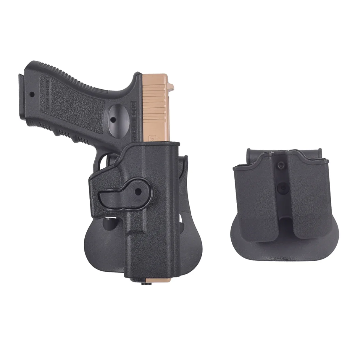 Funda táctica para Pistola Colt 1911 Berett M92 Glock 17 19 IMI, cinturón, Clip para Airsoft, accesorios para arma de caza