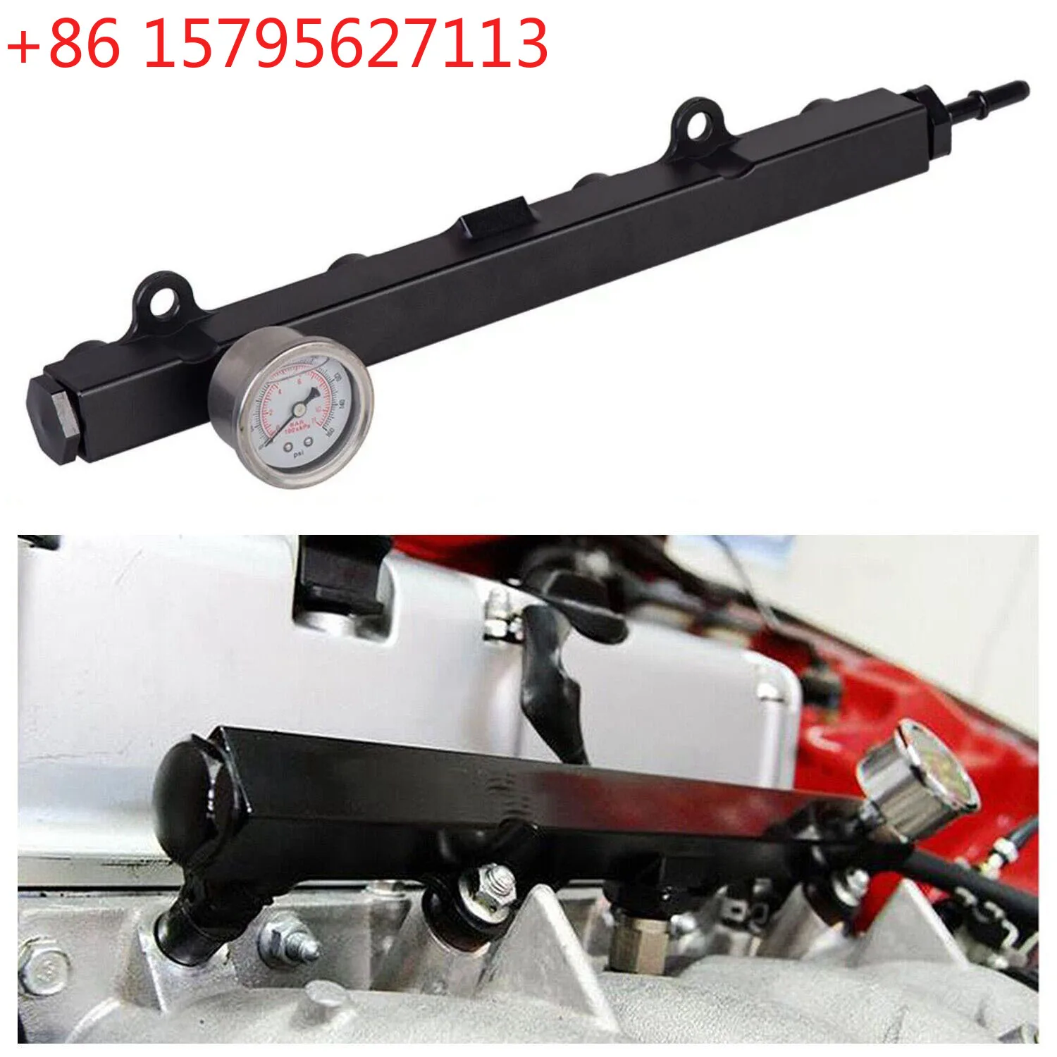 The modification is suitable for Honda Civic Acura RSX K Series K20 K24 engine fuel gauge fuel rail kit