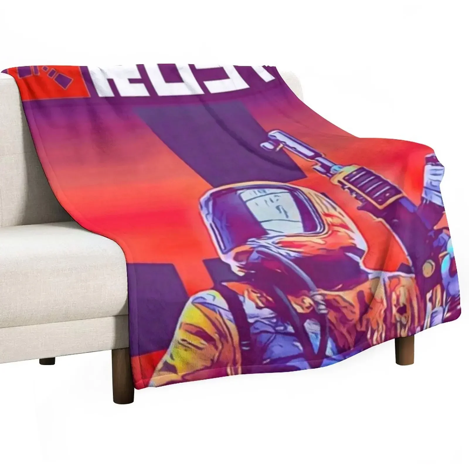 Rust Game Poster Throw Blanket Hairys Blankets For Bed Softest for winter Blankets