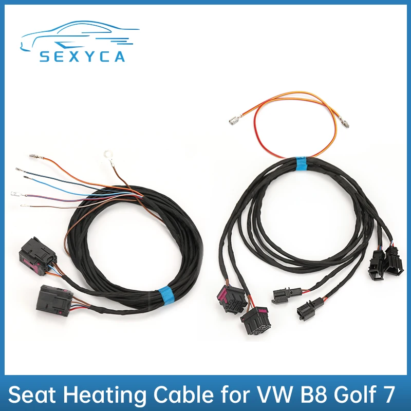 

For MQB Platform Cars Golf 7 7.5 Passat B8 Tiguan MK2 Seat Heating Cable Harness Seat Heater Cable Parts For MQB Octavia