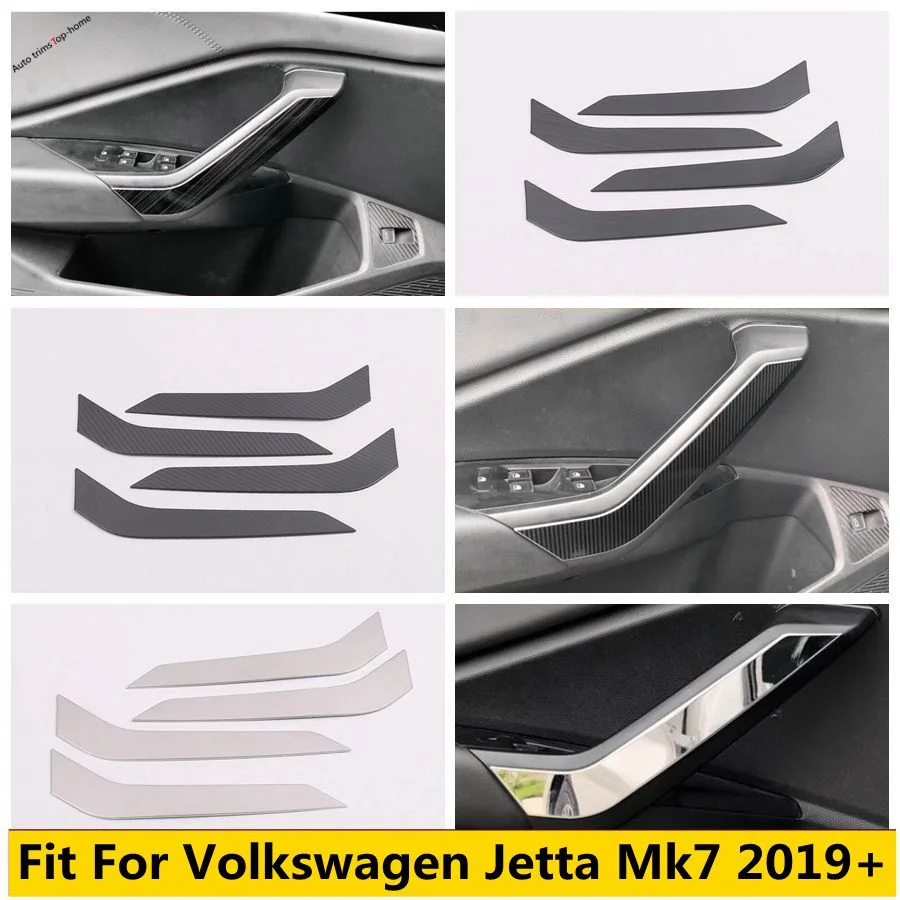 

For Volkswagen Jetta Mk7 2019 - 2022 Inner Door Armrest Handle Holder Window Lift Control Button Cover Trim Switch Open Close