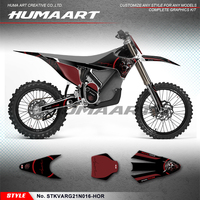 HUMAART MX Graphics Vinyl Sticker Non Coating for Stark Varg Electric Dirt Bike, Style No.STKVARG21N016-HOR