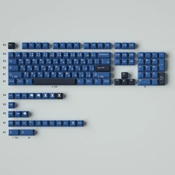 Personality Japanese GMK Striker Theme Keycaps PBT Sublimation Cherry Profile 23/129 Keys For Mechanical Keyboard